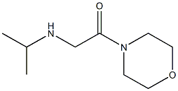 1-(morpholin-4-yl)-2-(propan-2-ylamino)ethan-1-one Struktur