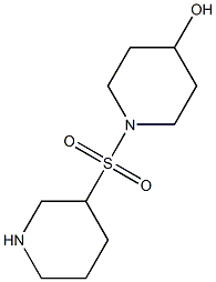 1-(piperidin-3-ylsulfonyl)piperidin-4-ol Struktur