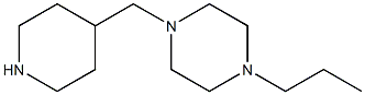 1-(piperidin-4-ylmethyl)-4-propylpiperazine Struktur