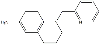 1-(pyridin-2-ylmethyl)-1,2,3,4-tetrahydroquinolin-6-amine Struktur