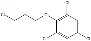 1,3,5-trichloro-2-(3-chloropropoxy)benzene Struktur