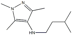 1,3,5-trimethyl-N-(3-methylbutyl)-1H-pyrazol-4-amine Struktur