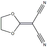 1,3-dioxolan-2-ylidenemalononitrile Struktur