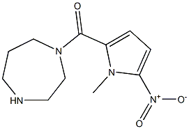 1-[(1-methyl-5-nitro-1H-pyrrol-2-yl)carbonyl]-1,4-diazepane Struktur