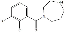 1-[(2,3-dichlorophenyl)carbonyl]-1,4-diazepane Struktur