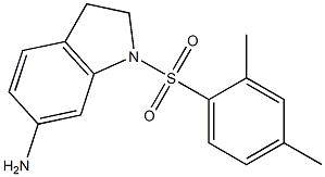 1-[(2,4-dimethylbenzene)sulfonyl]-2,3-dihydro-1H-indol-6-amine Struktur