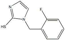 1-[(2-fluorophenyl)methyl]-1H-imidazole-2-thiol Struktur