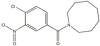 1-[(4-chloro-3-nitrophenyl)carbonyl]azocane Struktur