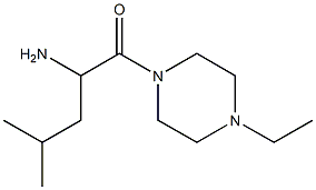 1-[(4-ethylpiperazin-1-yl)carbonyl]-3-methylbutylamine Struktur