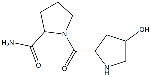 1-[(4-hydroxypyrrolidin-2-yl)carbonyl]pyrrolidine-2-carboxamide Struktur