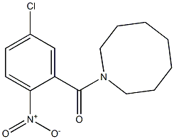 1-[(5-chloro-2-nitrophenyl)carbonyl]azocane Struktur