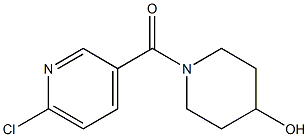 1-[(6-chloropyridin-3-yl)carbonyl]piperidin-4-ol Struktur