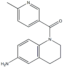 1-[(6-methylpyridin-3-yl)carbonyl]-1,2,3,4-tetrahydroquinolin-6-amine Struktur