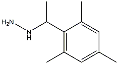 1-[1-(2,4,6-trimethylphenyl)ethyl]hydrazine Struktur