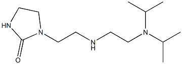 1-[2-({2-[bis(propan-2-yl)amino]ethyl}amino)ethyl]imidazolidin-2-one Struktur