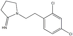 1-[2-(2,4-dichlorophenyl)ethyl]pyrrolidin-2-imine Struktur