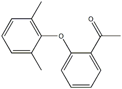 1-[2-(2,6-dimethylphenoxy)phenyl]ethan-1-one Struktur