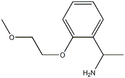 1-[2-(2-methoxyethoxy)phenyl]ethan-1-amine Struktur