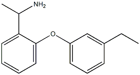 1-[2-(3-ethylphenoxy)phenyl]ethan-1-amine Struktur