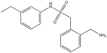 1-[2-(aminomethyl)phenyl]-N-(3-ethylphenyl)methanesulfonamide Struktur