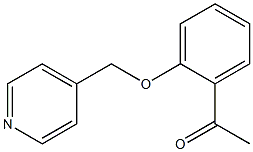 1-[2-(pyridin-4-ylmethoxy)phenyl]ethanone Struktur