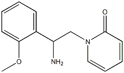 1-[2-amino-2-(2-methoxyphenyl)ethyl]pyridin-2(1H)-one Struktur