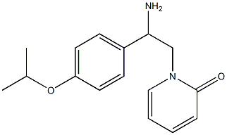 1-[2-amino-2-(4-isopropoxyphenyl)ethyl]pyridin-2(1H)-one Struktur