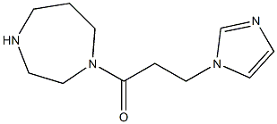 1-[3-(1H-imidazol-1-yl)propanoyl]-1,4-diazepane Struktur