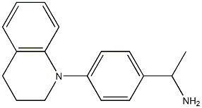 1-[4-(1,2,3,4-tetrahydroquinolin-1-yl)phenyl]ethan-1-amine Struktur