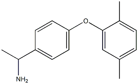 1-[4-(2,5-dimethylphenoxy)phenyl]ethan-1-amine Struktur