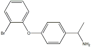 1-[4-(2-bromophenoxy)phenyl]ethan-1-amine Struktur