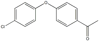 1-[4-(4-chlorophenoxy)phenyl]ethan-1-one Struktur