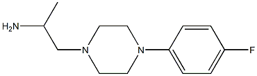 1-[4-(4-fluorophenyl)piperazin-1-yl]propan-2-amine Struktur