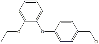 1-[4-(chloromethyl)phenoxy]-2-ethoxybenzene Struktur