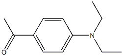 1-[4-(diethylamino)phenyl]ethan-1-one Struktur