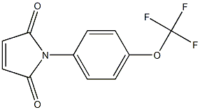 1-[4-(trifluoromethoxy)phenyl]-2,5-dihydro-1H-pyrrole-2,5-dione Struktur