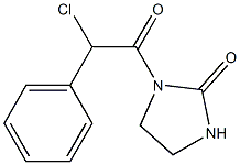 1-[chloro(phenyl)acetyl]imidazolidin-2-one Struktur