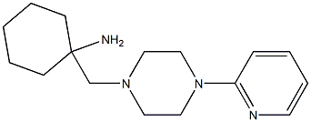 1-{[4-(pyridin-2-yl)piperazin-1-yl]methyl}cyclohexan-1-amine Struktur