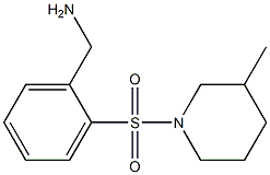 1-{2-[(3-methylpiperidin-1-yl)sulfonyl]phenyl}methanamine Struktur