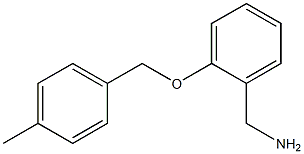 1-{2-[(4-methylbenzyl)oxy]phenyl}methanamine Struktur