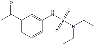 1-{3-[(diethylsulfamoyl)amino]phenyl}ethan-1-one Struktur