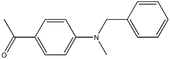 1-{4-[benzyl(methyl)amino]phenyl}ethan-1-one Struktur