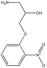 1-amino-3-(2-nitrophenoxy)propan-2-ol Struktur