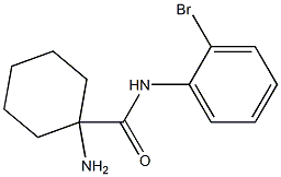 1-amino-N-(2-bromophenyl)cyclohexanecarboxamide Struktur