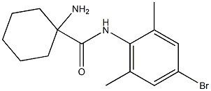 1-amino-N-(4-bromo-2,6-dimethylphenyl)cyclohexane-1-carboxamide Struktur