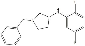 1-benzyl-N-(2,5-difluorophenyl)pyrrolidin-3-amine Struktur