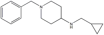 1-benzyl-N-(cyclopropylmethyl)piperidin-4-amine Struktur