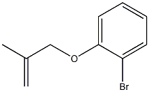 1-bromo-2-[(2-methylprop-2-enyl)oxy]benzene Struktur