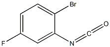 1-bromo-4-fluoro-2-isocyanatobenzene Struktur