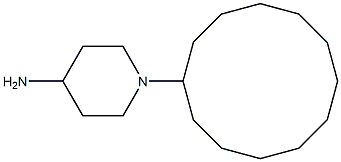 1-cyclododecylpiperidin-4-amine Struktur